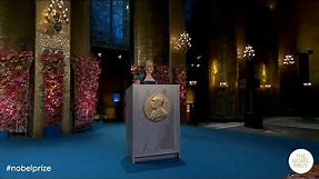 2020 Nobel Prize Award Ceremony