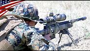 US Marines Shoot The AWM Sniper Rifle (L115A3) - .338 Lapua Magnum (8.59 mm)