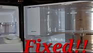 Samsung refrigerator ice maker freezing up issue finally FIXED!!!