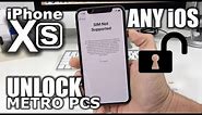 How To Unlock iPhone XS From Metro PCS to Any Carrier