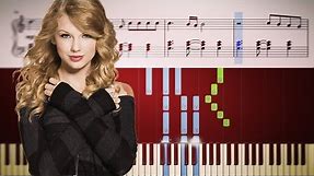 Taylor Swift - Love Story - Piano Tutorial + SHEETS