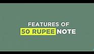 Features of the new 50 Rupee Note || RBI || Factly