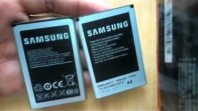 Difference in original/Genuine and fake/Duplicate samsung batteries: Fake v/s Real
