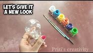 Easy Bulb Painting Idea || How to Paint on a light bulb || By - Priti Saha