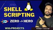 Master SHELL SCRIPTING in ONE VIDEO: From Zero to Hero | Beginner to Expert 2024 | MPrashant