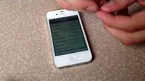 how to check IPhone 4S esn /imei Verizon