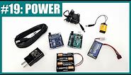 How to Power an Arduino Project (Lesson #19)