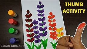 Thumb Painting | Thumb Painting For Kids | Thumb Printing | Thumb Printing Activity | Smart Kids Art