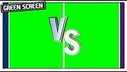 GAMER VS (VERSUS) | SPLIT SCREEN CHALLENGE TEMPLATE | GREEN SCREEN OVERLAY | ANIMATION [CCM]
