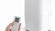 BLACK+DECKER BPP06WTB Portable Air Conditioner with Remote Control, 10,000 BTU, White-10000
