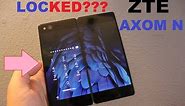 ZTE Axon M How to bypass or reset SCREEN LOCK ( password , pattern....)