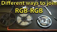 5 Different Ways to connect your RGB Light Strip (NO SOLDERING)