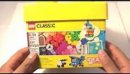 Lego Classic 2015 Unboxing 10692 - Creative Bricks 221 pieces Ideas Included