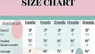 Cardigan Measurement Chart (Baby 3-24mo) - Baby Cardigan- Ahsel Anne