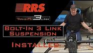 How to install the RRS 3 link rear suspension kit.