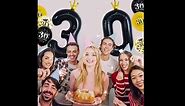 TONIFUL Crown Black 40 Inch Large Number Balloons 0-9, Crown Foil Mylar Big Digital Balloon Number 8 Digit Eight for Birthday Party Wedding Bridal Shower Engagement Photo Shoot Anniversary (Black 8)