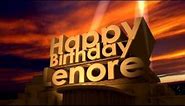 Happy Birthday Lenore