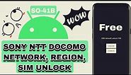 Unlock NTT Docomo Sony Xperia Free All Models locked (Network, Sim Lock, Region Lock)