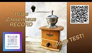 Zassenhaus 'Record': 1930s coffee grinder demo and test