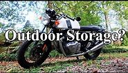 Tips For Storing a Motorcycle Outside?