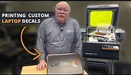 UV Direct-to-Film (DTF) Printing | Custom Laptop Decals