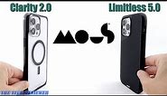 Mous Limitless 5.0 vs Mous Clarity 2.0: Super Protective iPhone 14 Pro Max Cases Compared!