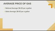 AAA gas price report: ave. national price $4.25, Idaho higher at $4.42
