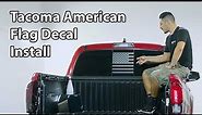 How To Install American Flag Decal On Your Pick-Up Truck
