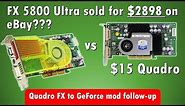 Overpriced GeForce FX 5800 Ultra vs $15 Quadro FX 2000 - Revisiting the Quadro to GeForce Mod