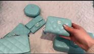 MY ENTIRE CHANEL 19C TIFFANY BLUE COLLECTION