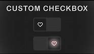 How to Make Beautiful Custom Icon Checkbox in HTML & CSS