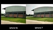 IPhone 7 vs IPhone 5c camera comparison in 2022. video photo test, low light test#iphone5c #iphone7