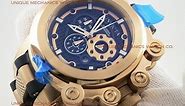 Invicta Coalition Force 11660 Rose Gold 55MM Men's Chronograph Watch
