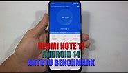 Redmi Note 11 Android 14 MIUI 14 Test Antutu Benchmark v10