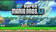 New Super Mario Bros. U Title Screen (Wii U)
