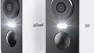 ieGeek Security Cameras Wireless Outdoor 2-Pack, 2K WiFi Surveillance Camera for Home Security, Battery Powered Security Cameras with Siren & Spotlight, AI Detection, App for Phone, IP65 Waterproof