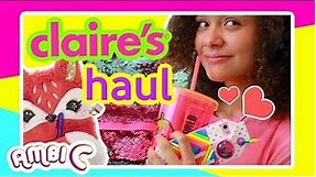 Ambi C | Claire's Phone Case and Stationery Haul | Toy Unboxing