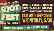 Riot Fest 2018 tickets are ON SALE NOW