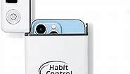 Habit Control Cell Phone Lock Box with Timer for Self-Discipline, Portable Time Lock Box Suitable for iPhone and Android Smartphones, Phone Jail Box with Timer to Reduce Screen Time, (White)