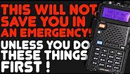 Using A Baofeng UV-5R Radio For Emergency Communications - What Is Your Emergency Comms Plan?