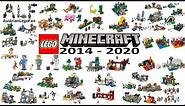 All LEGO Minecraft Sets from 2014 up to Spring 2020 Compilation of all Sets