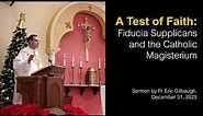 A Test of Faith: Fiducia Supplicans and the Catholic Magisterium