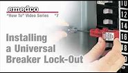 How to Install a Universal Breaker Lock Out Device | Emedco Video
