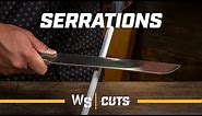 How to Sharpen a Serrated Knife - Use a Honing Steel or Ceramic Hone