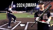 Hitting with the 2024 LOUISVILLE SLUGGER OMAHA | BBCOR Baseball Bat Review