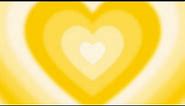 4K 1 Hour Aura Yellow Heart Loop Aesthetic Background Video Screen Screensaver Wallpaper Y2K
