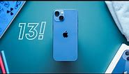 iPhone 13 Blue Colour Unboxing & Impressions!