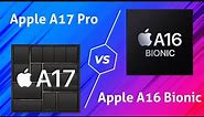 Apple A17 Pro vs A16 Bionic @thetechnicalgyan ⚡ A16 Bionic vs A17 Pro full comperition