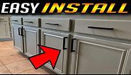 How to Install Kitchen Cabinet Handles EASY DIY