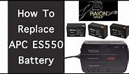 How To Replace APC Back-UPS ES550 RBC Battery